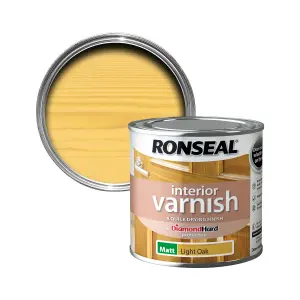 Ronseal Oak Matt Skirting Wood varnish, 250ml