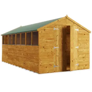 BillyOh Master Tongue and Groove Apex Wooden Shed - 16x8 - Windowed