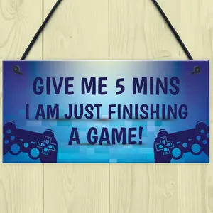 Funny Gaming Sign For Dad Son Brother Uncle Man Cave Bedroom Sign