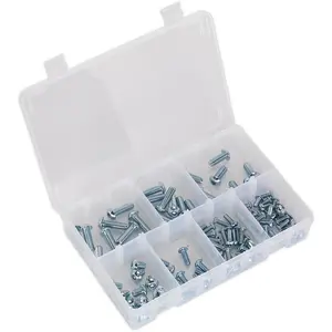 Comprehensive 108 Piece Button Head Socket Screw Set - M5 to M10 - Premium High Tensile Steel