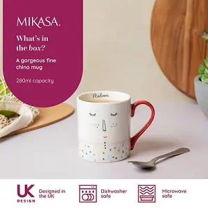 Mikasa Madame 280ml Straight-Sided Mug