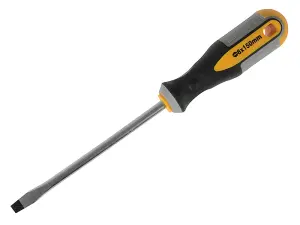 Roughneck Flared Tip Screwdriver 8mm x 150mm with Magnetic Grip