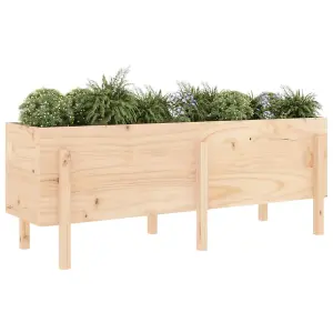 Berkfield Garden Raised Bed 160x50x57 cm Solid Wood Pine