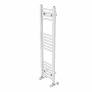 Rinse Straight Bathroom Heated Towel Rail Ladder Radiator White 1000x300mm