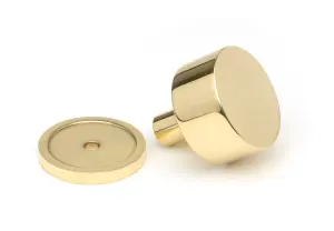 From The Anvil Polished Brass Kelso Cabinet Knob - 32mm (Plain)