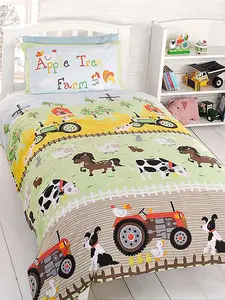 Apple Tree Farm Junior Toddler Duvet Cover & Pillowcase Set