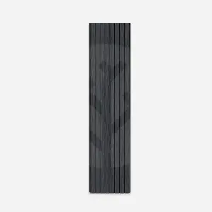 Acupanel Black Exterior Composite Wood-Effect Slat Wall Panels 2 x 300cm x 19.2cm