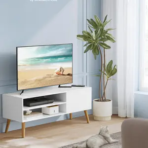 Southville TV Stand for TVs up to 55" White/Natural