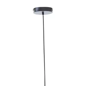 Interiors by Premier Large Leni Black And Gold Pendant Light