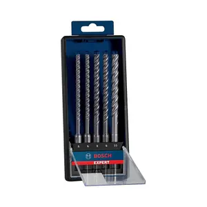 Bosch Professional Expert SDS Plus-7X Hammer Drill Bit Set - 6/6/8/8/10 mm (5-Piece)