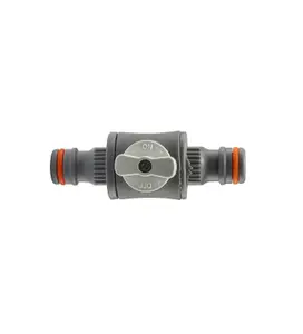 Garden Hose Connectors Fittings Universal Standard Hozelock Compatible White In-Line Valve