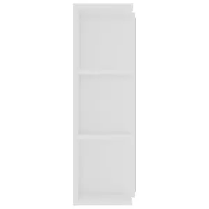 Berkfield Bathroom Mirror Cabinet White 80x20.5x64 cm Engineered Wood