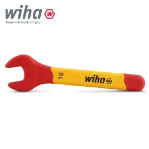 Wiha Spanner Wrench 16mm VDE Electricians Single Insulated Open End 43036