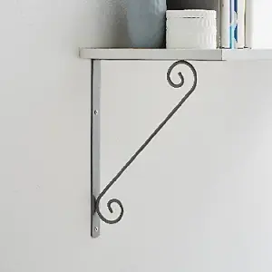 Form Antik Antique effect Steel Shelving bracket (H)150mm (D)200mm