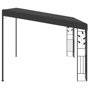 Berkfield Wall-mounted Gazebo 4x3x2.5 m Anthracite