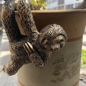 Garden Plant Pot Hanger - Sloth