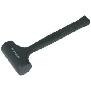 3lb Dead Blow Hammer with Rubber Head - Anti-Rebound Mallet for Controlled Striking