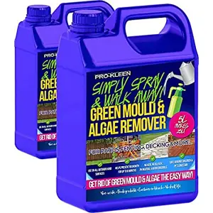 Pro-Kleen Patio Cleaner Simply Spray and Walk Away Green Mould and Algae Killer for Patios, Fencing and Decking 10 Litre