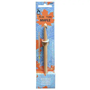 MPLE I-C/HK 15CMX9.00 - Crochet Hook: Interchangeable: Maple: 15cm x 9.00mm - Pony