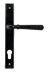 Black Hammered Newbury Slimline Espag. Lock Set