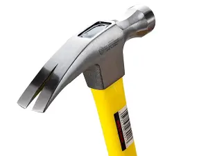 Estwing Surestrike Straight Claw Hammer, Fibreglass Shaft 570g (20oz) ESTEMRF20S