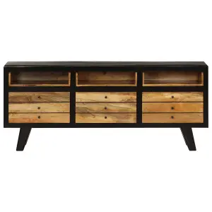 Berkfield TV Cabinet Solid Mango Wood 120x30x50 cm