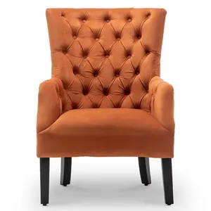 Velvet Orange Gabriella Accent Chair