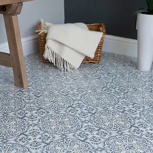 Floor Pops Antico Self Adhesive Vinyl Floor Tiles Pack of 10 (0.93sqm)