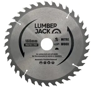 Lumberjack 160mm 36T Trade Circular Saw Blades 20mm Bore Fits Festool TS55