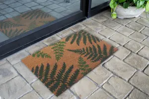 RHS Fern Door Mat Latex Backed 45 x 75cm