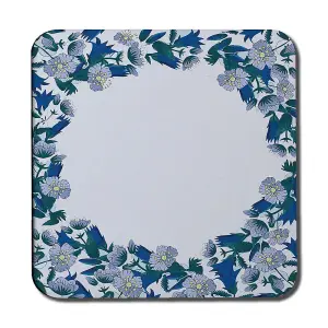 Winter Blue Flowers (Coaster) / Default Title