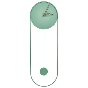 Wall Clock SALVAN Metal Light Green