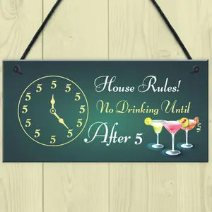 Funny Bar Sign Home Bar Pub Kitchen Hanging Sign Gin Wine Gift Lockdown