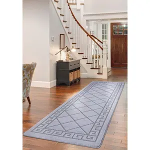 Tribela Gel Doormat Dark Grey / 80cm x 150cm