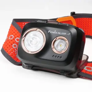 Fenix HL32R-T Black, USB-C Rechargeable Head Torch - 800 lm - 132m Beam - Li-Poly Battery - 3x AAA Compatible - IP66 Weatherproof