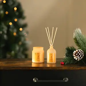 Scented Candle and Diffuser Set - Blood Orange