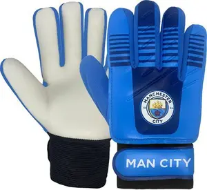 MANCHESTER CITY Boys Gloves Goalie Goalkeeper Kids Youths OFFICIAL Football Gift