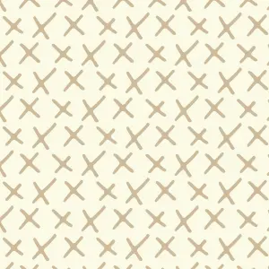 QuoteMyWall Light Tan Cross Pattern Vinyl Window/Furniture Wrap For Furniture & Kitchen Worktops