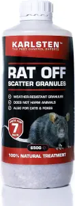 Karlsten Anti Rodent Rat & Mouse Deterrent & Repellent Peppermint Granules 650 Grams