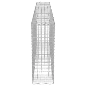 Berkfield Gabion Wall with Covers Galvanised Steel 300x50x150 cm