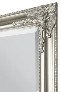 MirrorOutlet Caspian Silver Full Length Mirror 180 x 70 CM