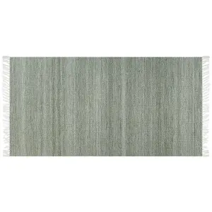 Area Rug 80 x 150 cm Light Green MALHIA