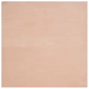 Rug HUARTE Short Pile Soft and Washable Blush 160x160 cm