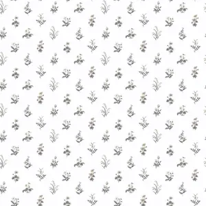 Galerie Pretty Prints Grey Mini Garden Spot Wallpaper Roll