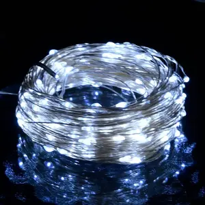 LED Twinkle Indoor / Outdoor String Lights Cold White