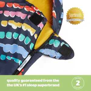 Silentnight Camping Collection Kids Sleeping Bag - Rainbow