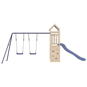 Berkfield Outdoor Playset Solid Wood Pine