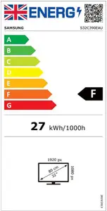 Samsung S32C390EAU 32 Inch 75Hz FHD Monitor