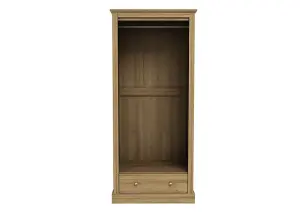 Devon 2 Door Wardrobe Oak W 79.7 x L 56 x H 181.5 cm