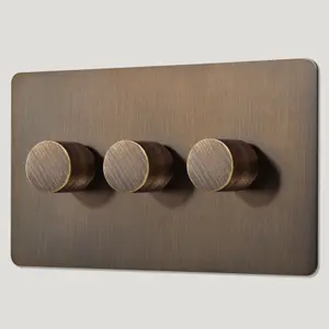 MAXWELL 3G Smooth Dimmer Switch - Antique Brass